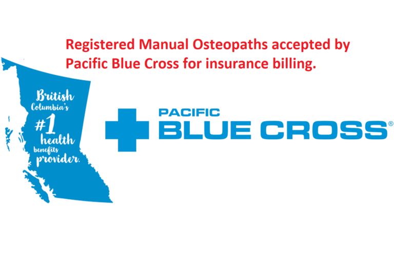PACIFIC BLUE CROSS now accepts billings from Registered Manual Osteopaths